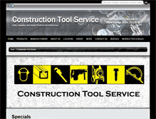 Tablet Screenshot of constructiontoolservice.com